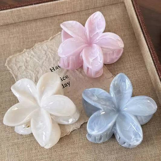 Gradient Flower Hair Claw